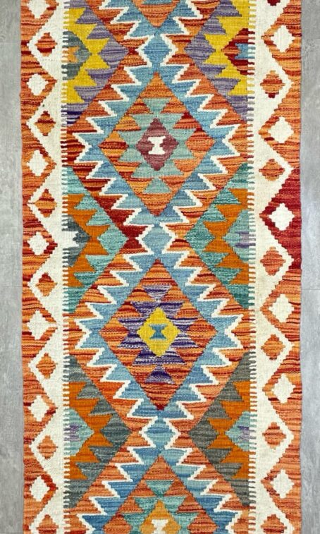 Afghan Kelim 201 x 70 cm