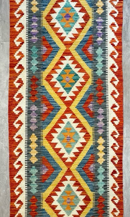 Afghan Kelim 192 x 70 cm