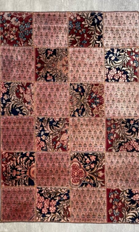 Patchwork Teppich 150 x 101 cm